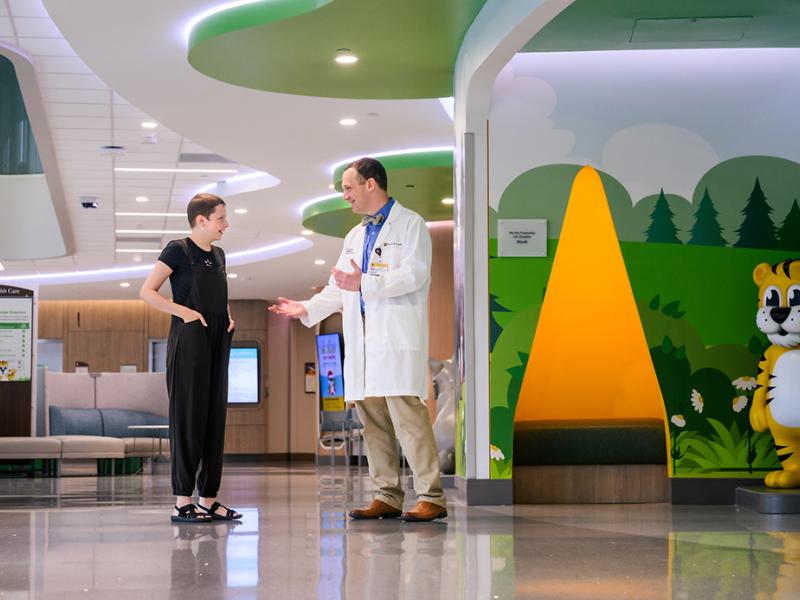 A photo of Margo and Dr. Severance